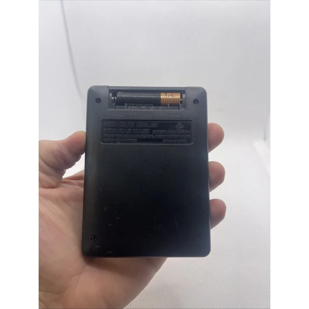 Radica Pocket Video Blackjack 21 Electronic Game Model 450 Tested Works